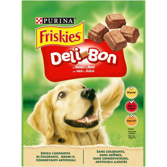 FRISKIES DOG DELIBON 130GR MANZO        