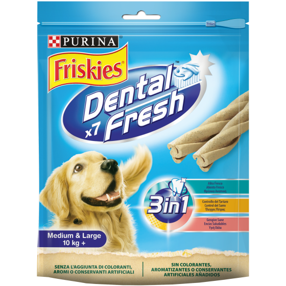 FRISKIES DENTAL FRESH 180GR             