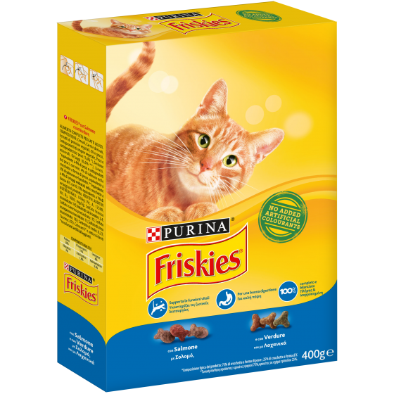 FRISKIES CAT CROCCANT.400GR SALMONE     