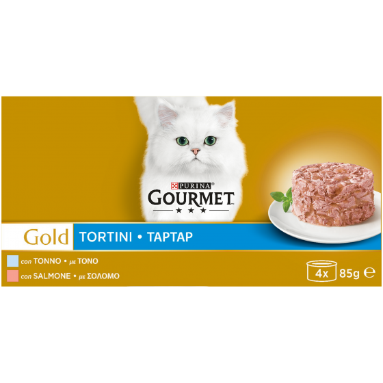 GOURMET GOLD TORTINI 85GR SALMONE       