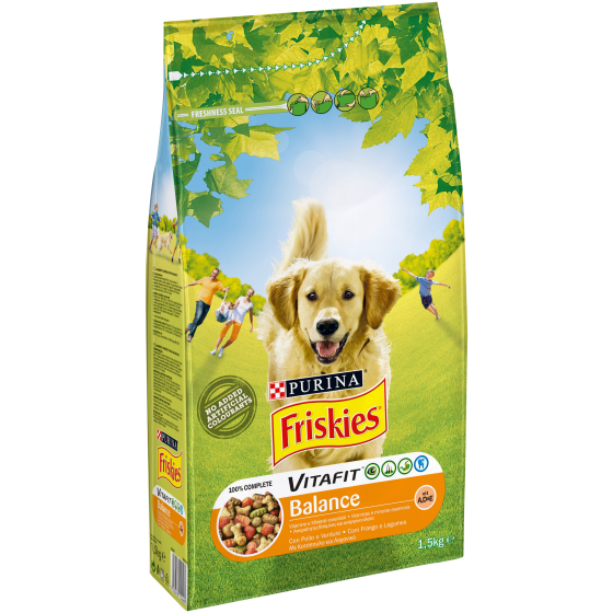 FRISKIES DOG BALANCE 1,5KG POL&VERD.    