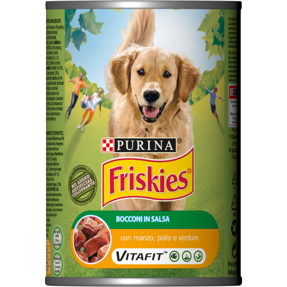 FRISKIES DOG BOCC.400GR MANZO POLLO     