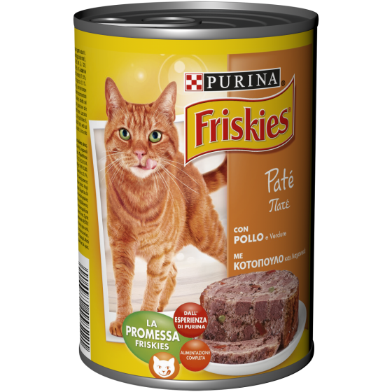 FRISKIES CAT 400GR PATE' POLLO E        