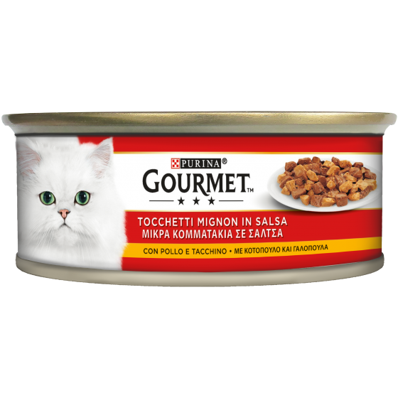 GOURMET ROSSO FETTINE 195GR POLLO E     