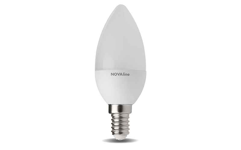 LAMPADINA OLIVA LED 3000K 7,5W E14      