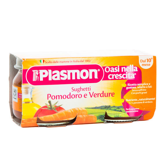 PLASMON OMOGEN.2X80GR SUGO POMODORO     