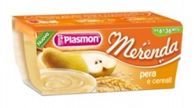 PLASMON MERENDA 2X120GR PERA CEREALI    