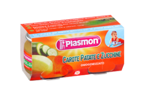 PLASMON OMOGEN.2X80GR CAR-PAT-ZUCCH.    