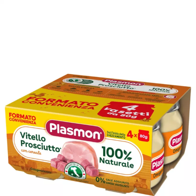 PLASMON OMOGEN.4X80GR VITELLO PROSC.    