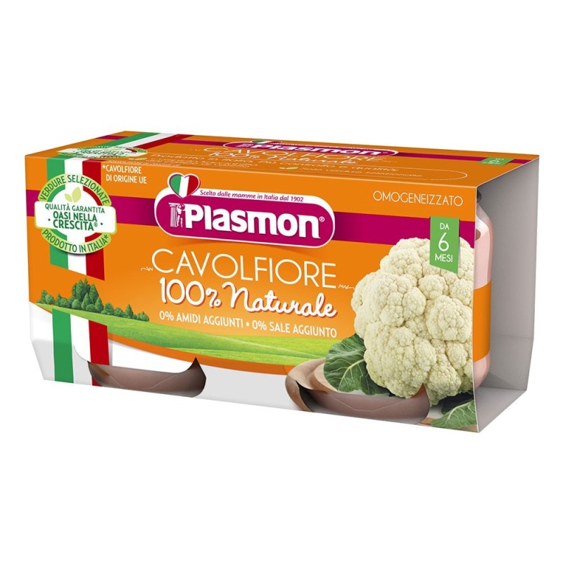 PLASMON OMOGEN.2X80GR CAVOLFIORE        