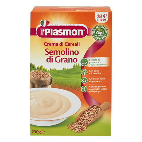 PLASMON CREMA SEMOLINO 230GR            