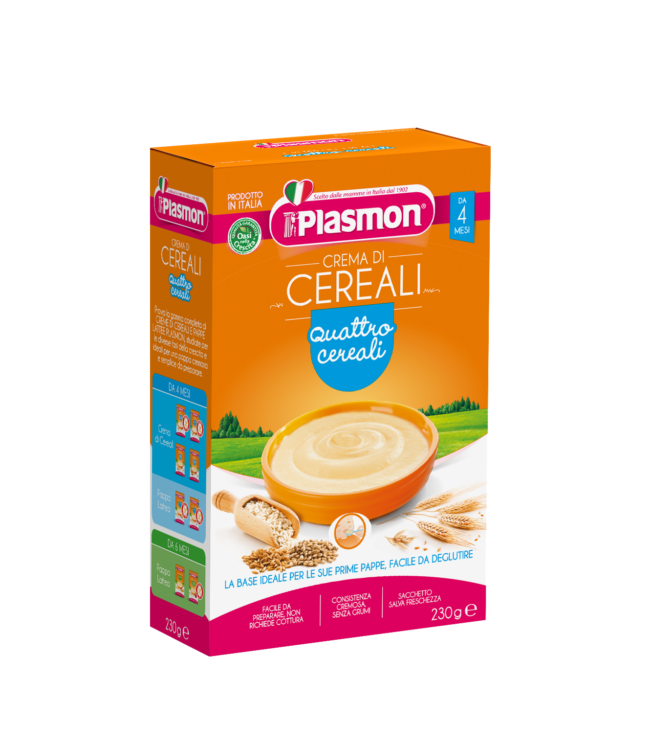 PLASMON CREMA 4 CEREALI 230GR           