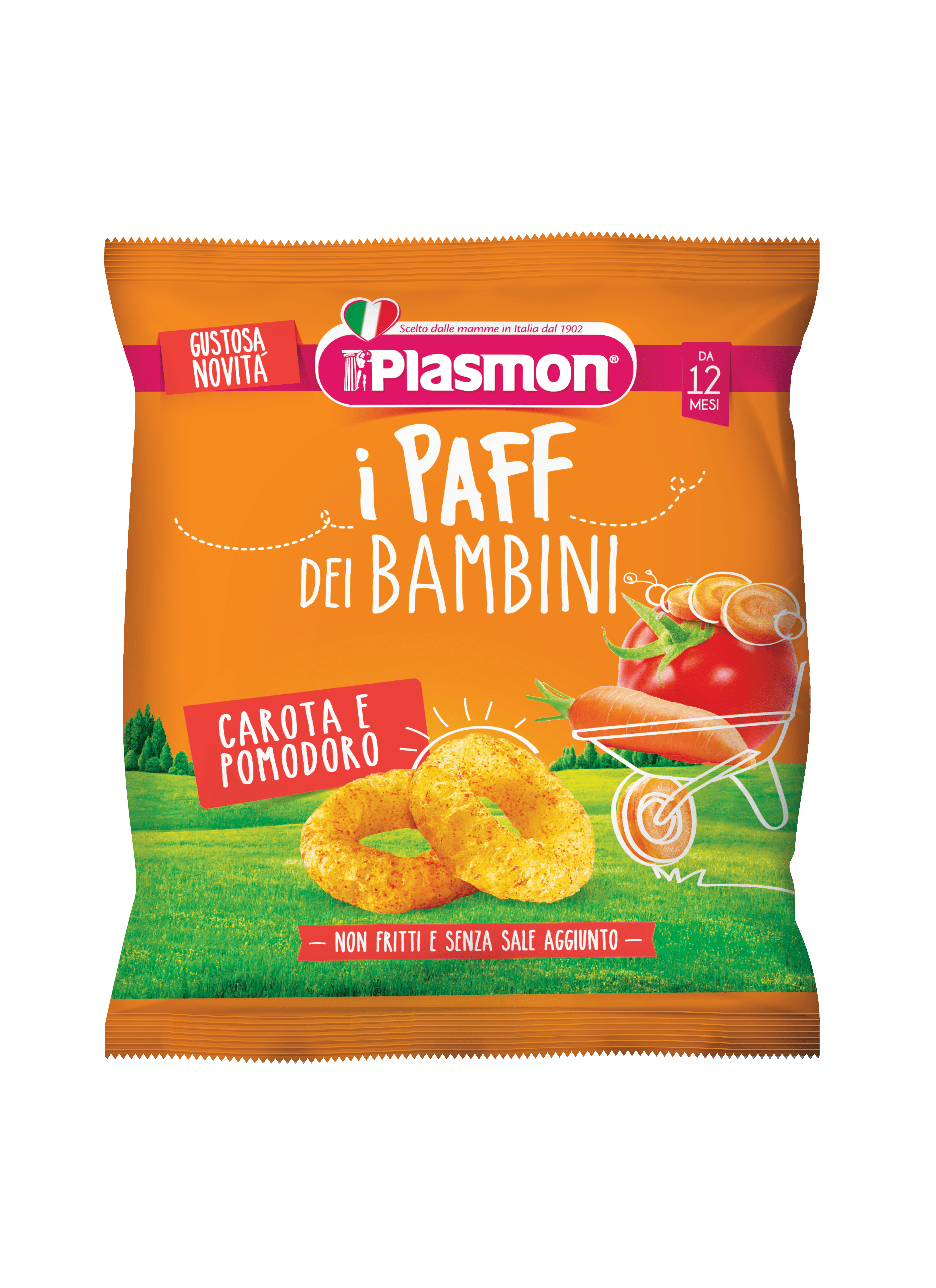 PLASMON I PAFF CAROTA POMODORO SNACK    