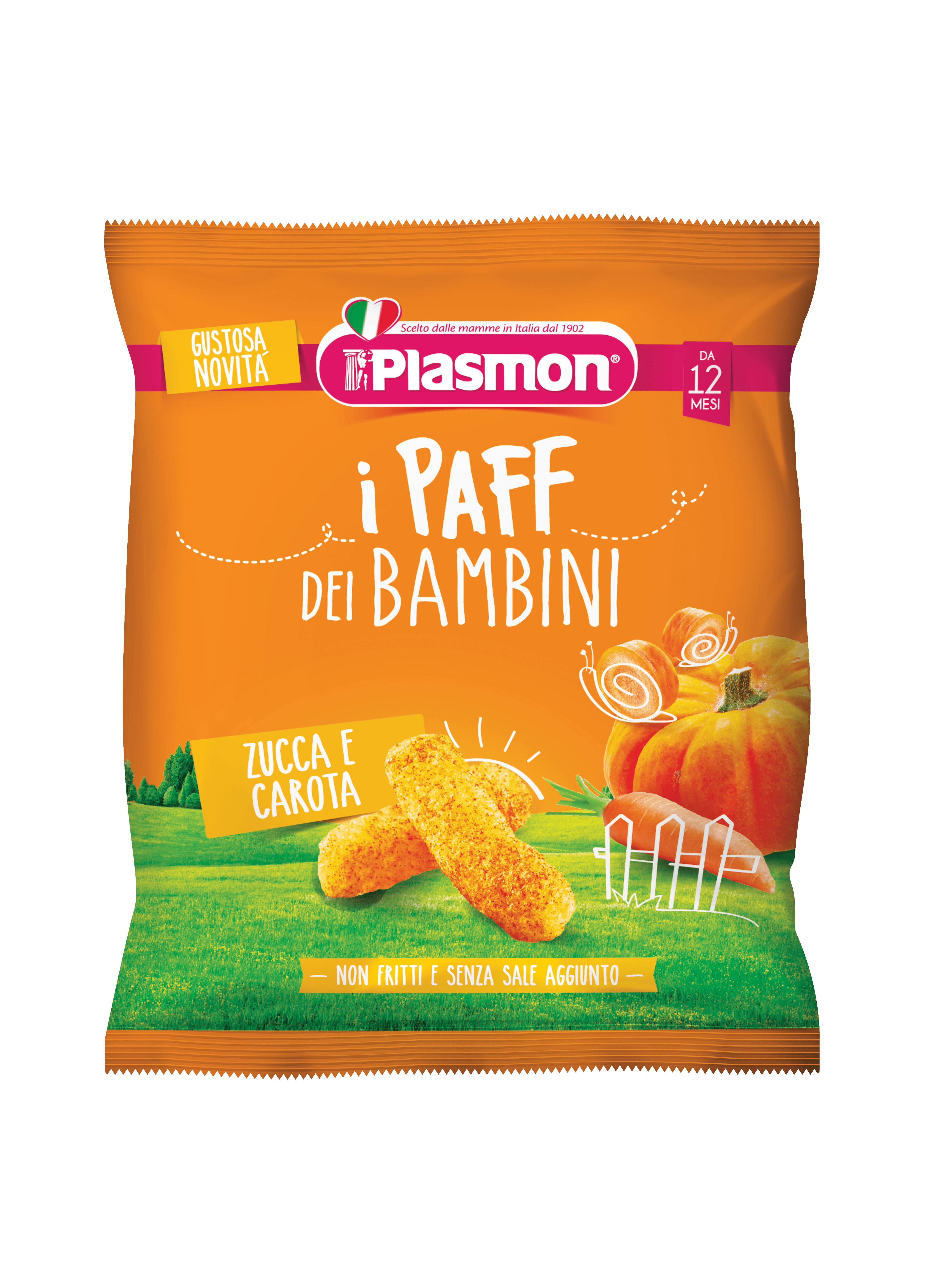 PLASMON I PAFF ZUCCA E CAROTA SNACK     