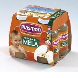 PLASMON**SUCCO 4X125ML MELA             