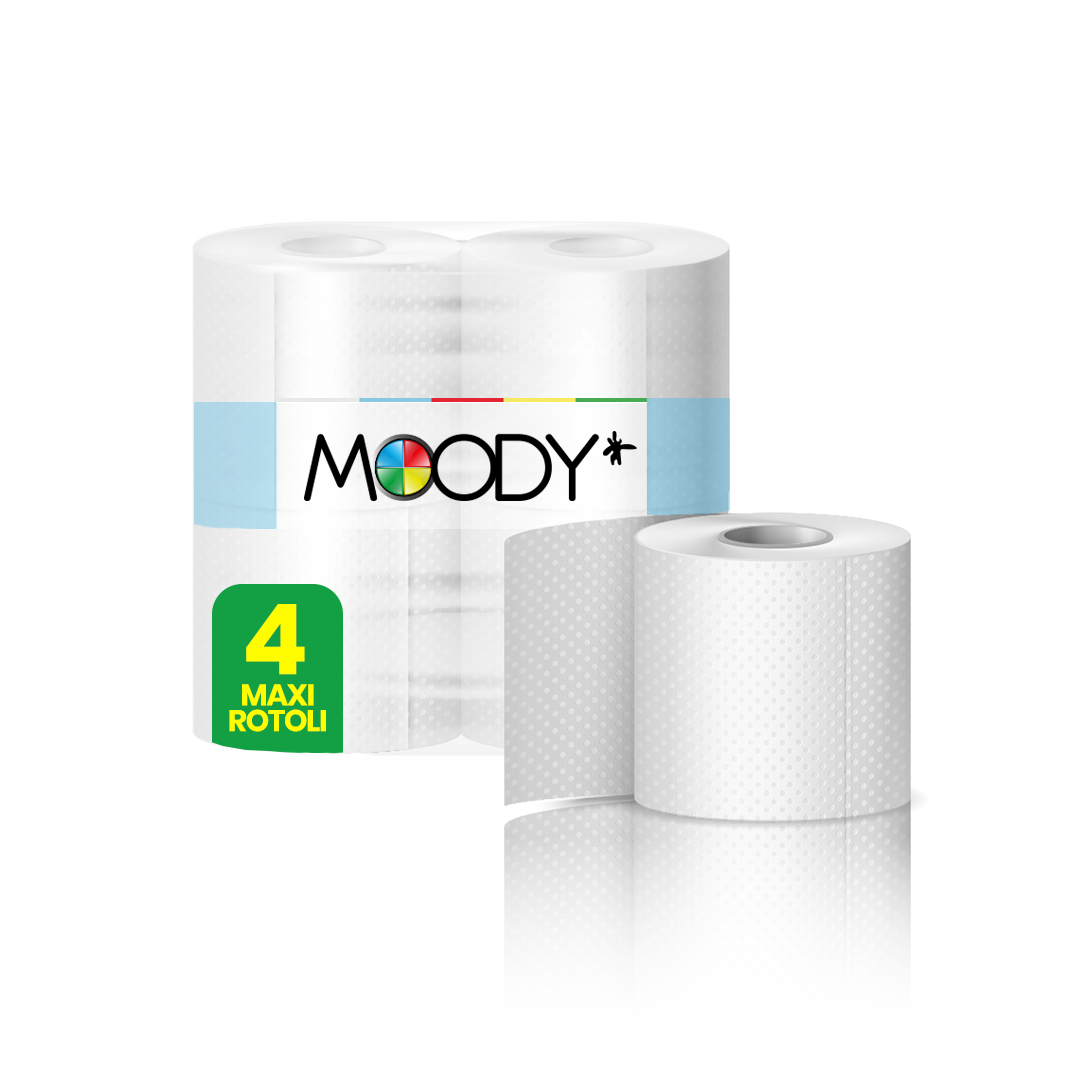 MOODY CARTA IGIENICA MAXI ROTOLI 4PZ    