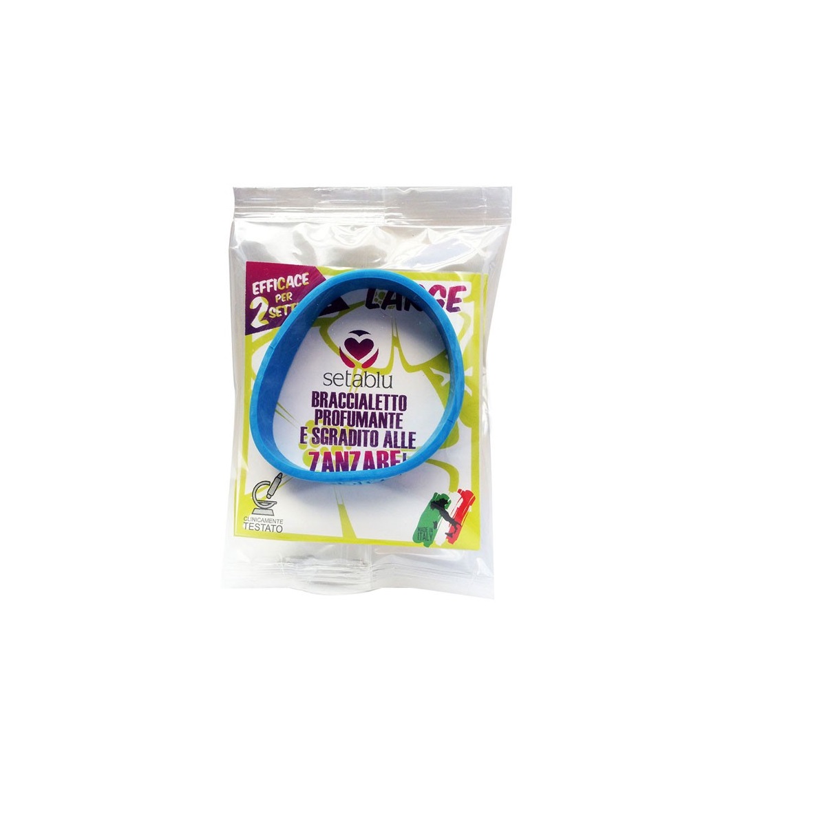 BRACCIALE ANTIZANZARE VARI COLORI       