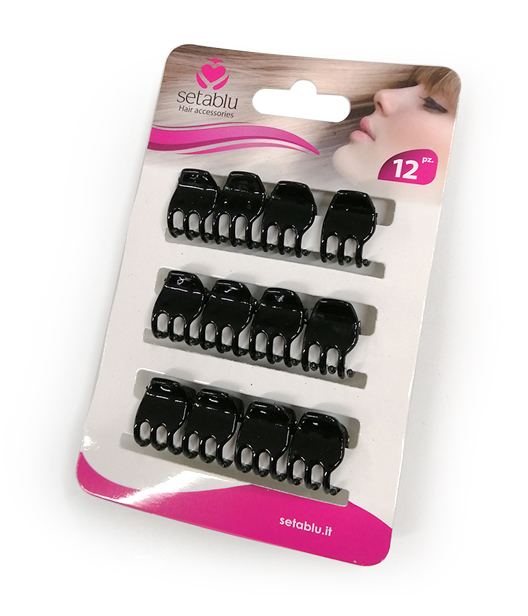 PINZE ARTIGLIO CAPELLI MICRO 12PZ       