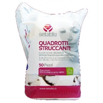 SETABLU QUADROTTI STRUCCANTI 50PZ       