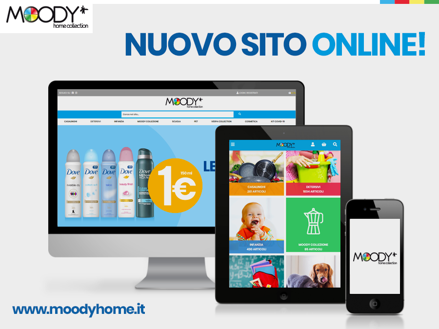 È online il nuovo sito Moody Home!