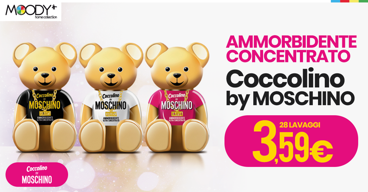 Coccolino ammorbidente by Moschino