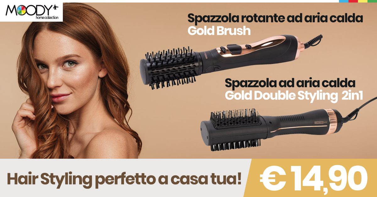 Spazzole per hair styling perfetto!