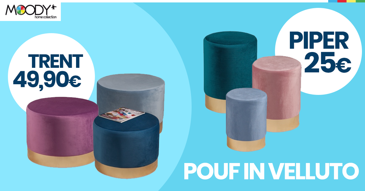 I nostri nuovi pouf per l’arredo moderno!