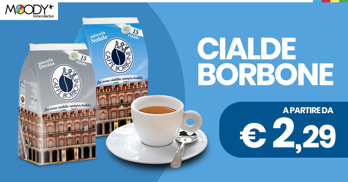 Cialde per caffè Borbone a partire da soli 2,29 €